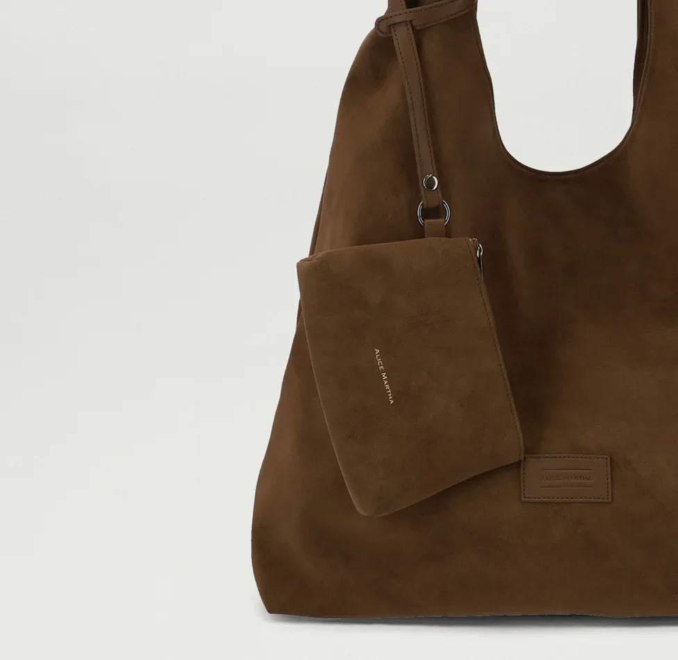 韓國直送Alice Martha Suede Tote bag - HLY & CHOCCICO