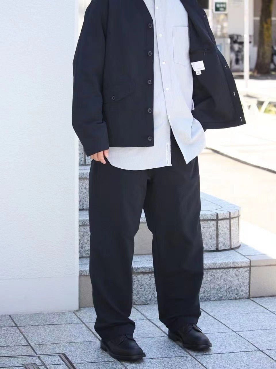 Nanamica ALPHADRY Wide Easy Pants - HLY & CHOCCICO