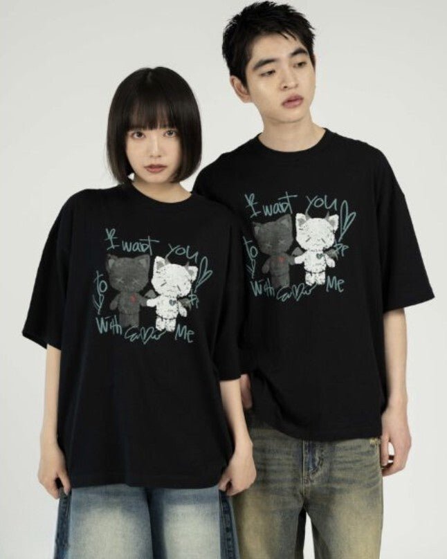 日本直送Assorted Graphic Tee HLY & CHOCCICO