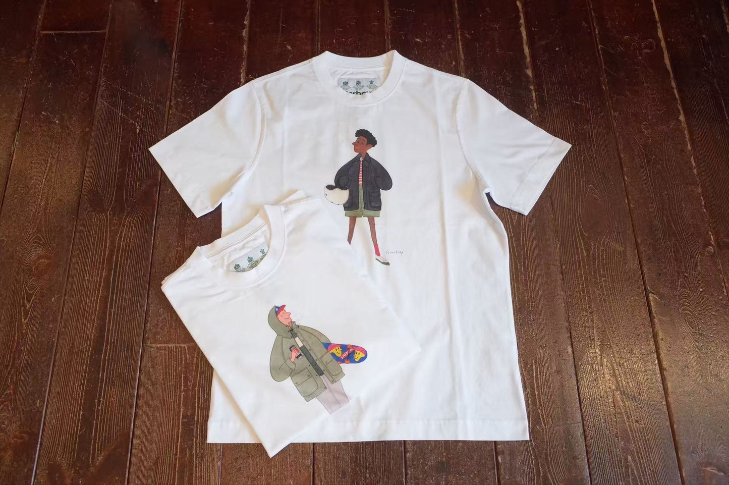 Barbour x Slow Tee HLY & CHOCCICO