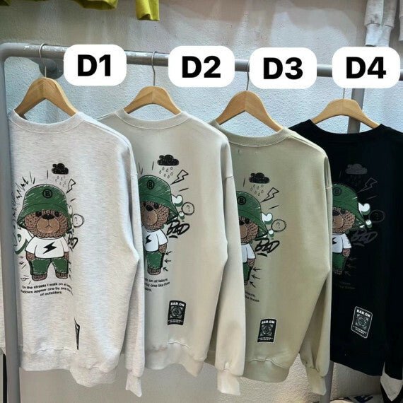 韓國直送Baron Bear Soldier Hoodie - HLY & CHOCCICO