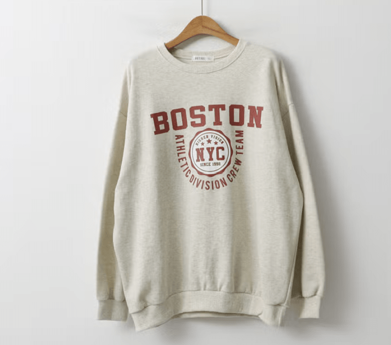 韓國直送Boston Long Sleeve Tee - HLY & CHOCCICO