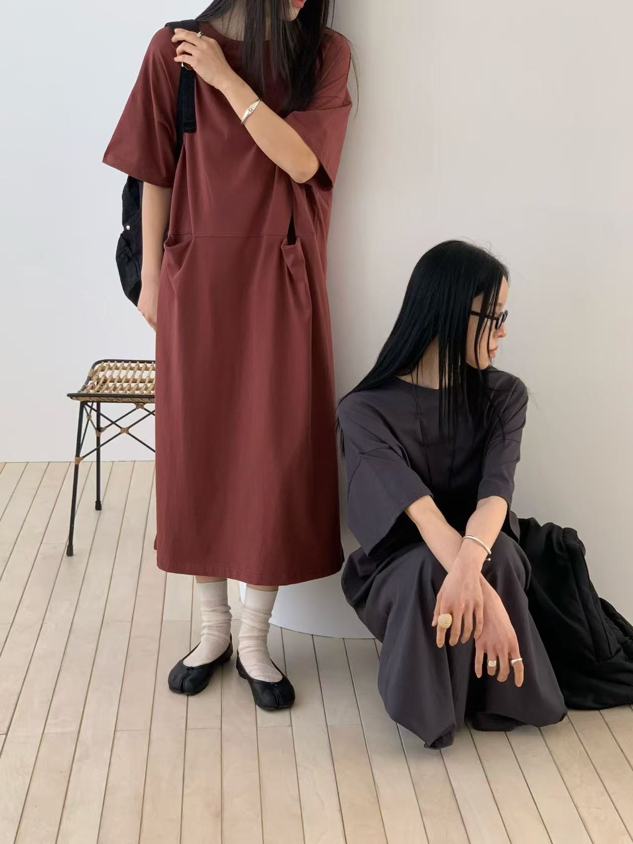 韓國直送Casual Oversized Dress 👗✨ - HLY & CHOCCICO
