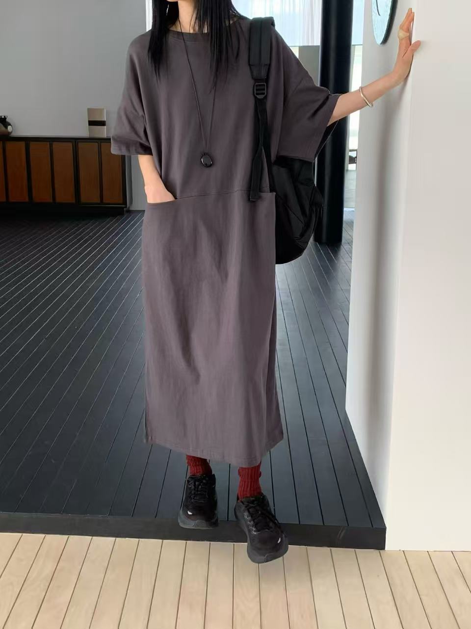 韓國直送Casual Oversized Dress 👗✨ - HLY & CHOCCICO