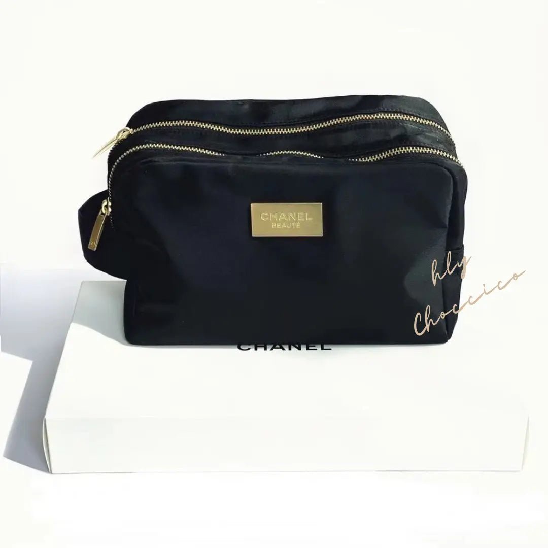 🖤 Chanel VIP禮品 🖤 大容量化妝袋 ‼️有盒‼️ HLY & CHOCCICO
