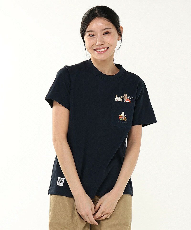 Chums Anti-Bug Food Yokai Pocket Tee - HLY & CHOCCICO