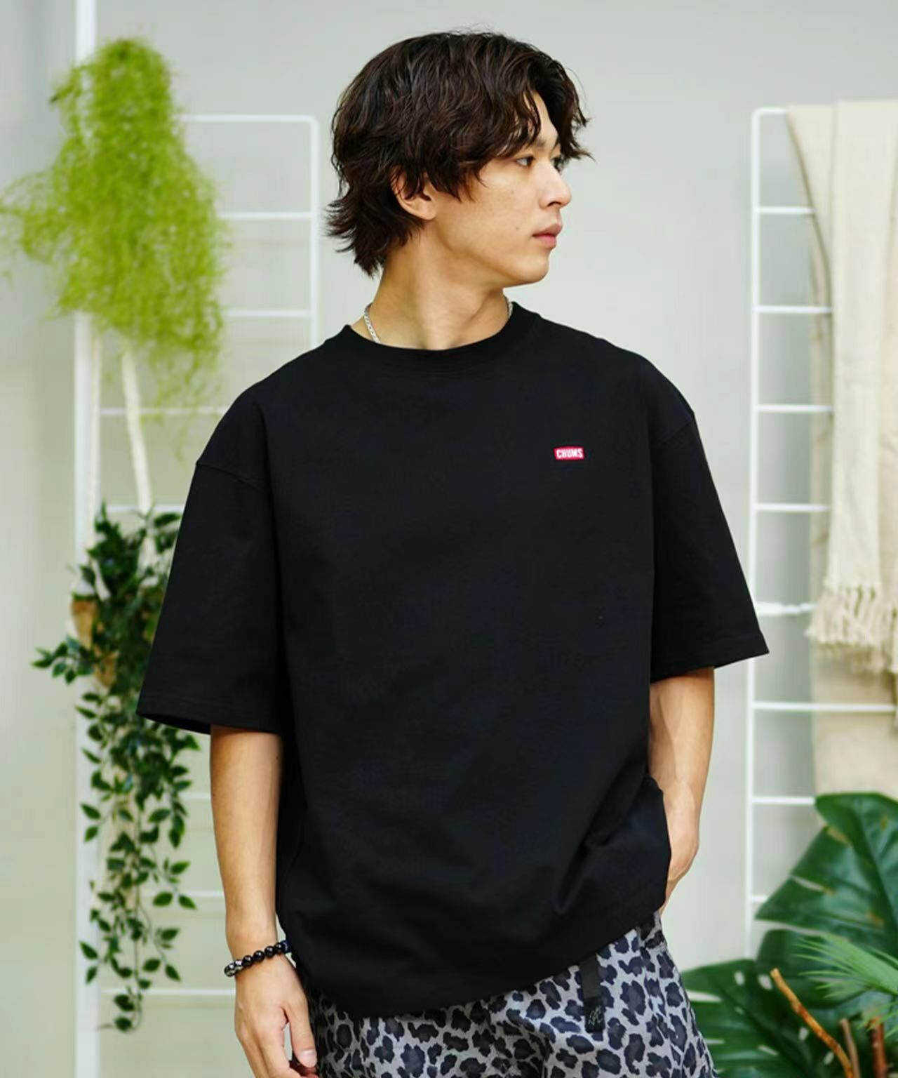 CHUMS Archive Design Heavy Cotton Tee - HLY & CHOCCICO