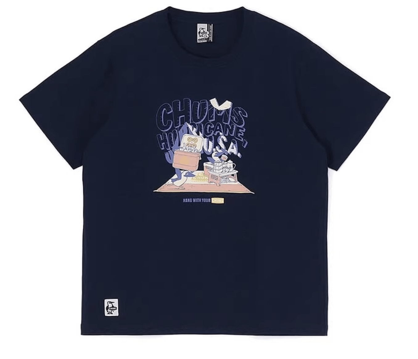 CHUMS Body Picnic Tee - HLY & CHOCCICO