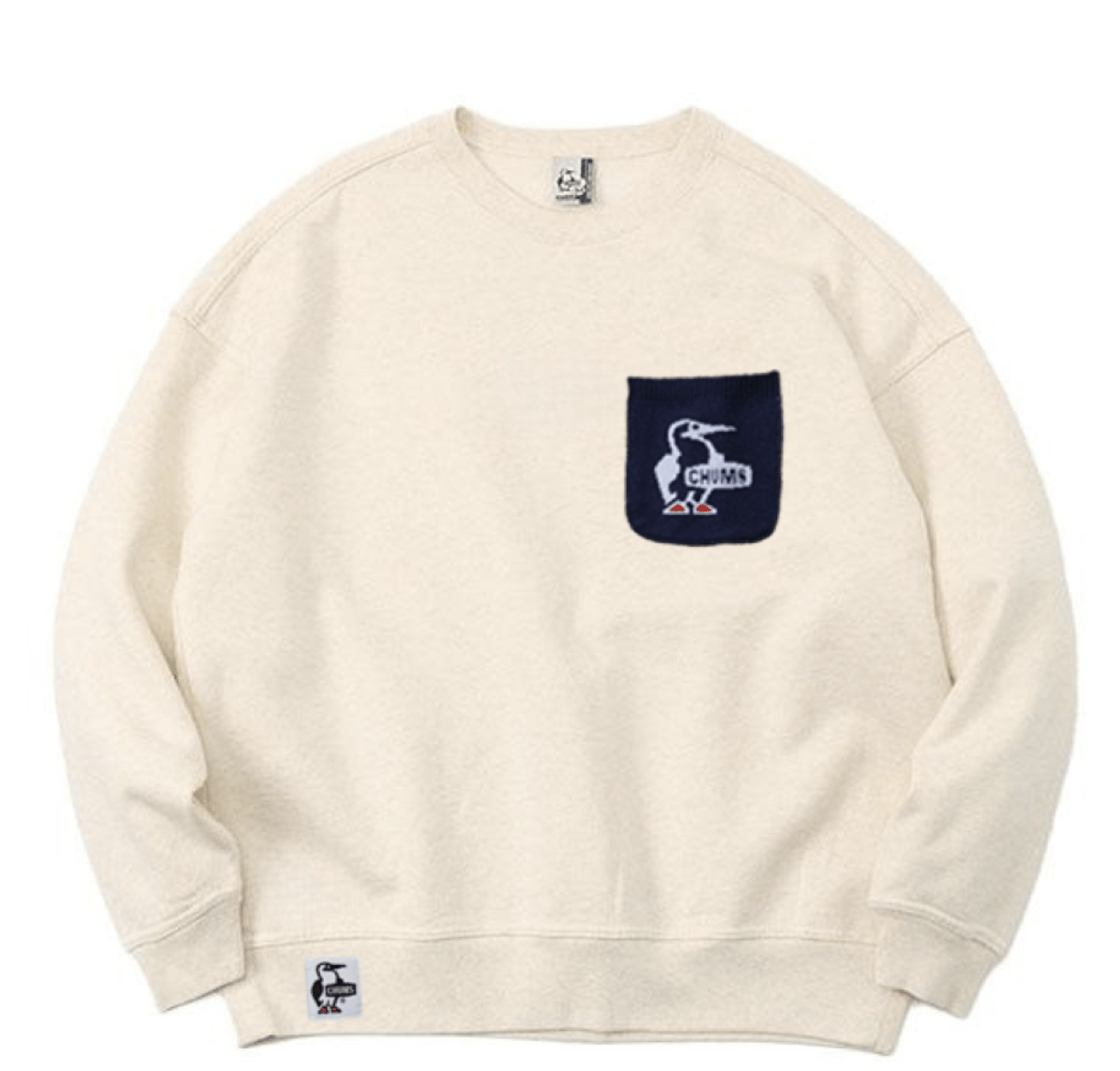 CHUMS 別注 Booby Bird Knit Pocket Sweatshirt - HLY & CHOCCICO