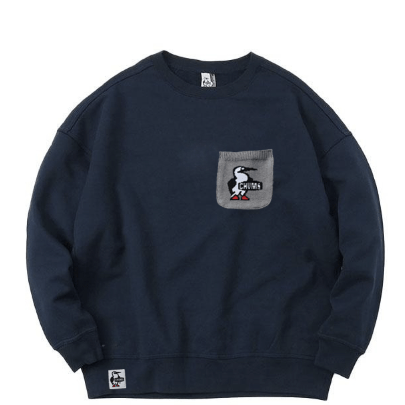 CHUMS 別注 Booby Bird Knit Pocket Sweatshirt - HLY & CHOCCICO