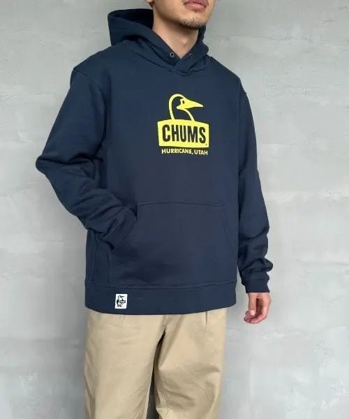CHUMS BOOBY FACE logo print sweatshirt hoodie 連帽衛衣 - HLY & CHOCCICO