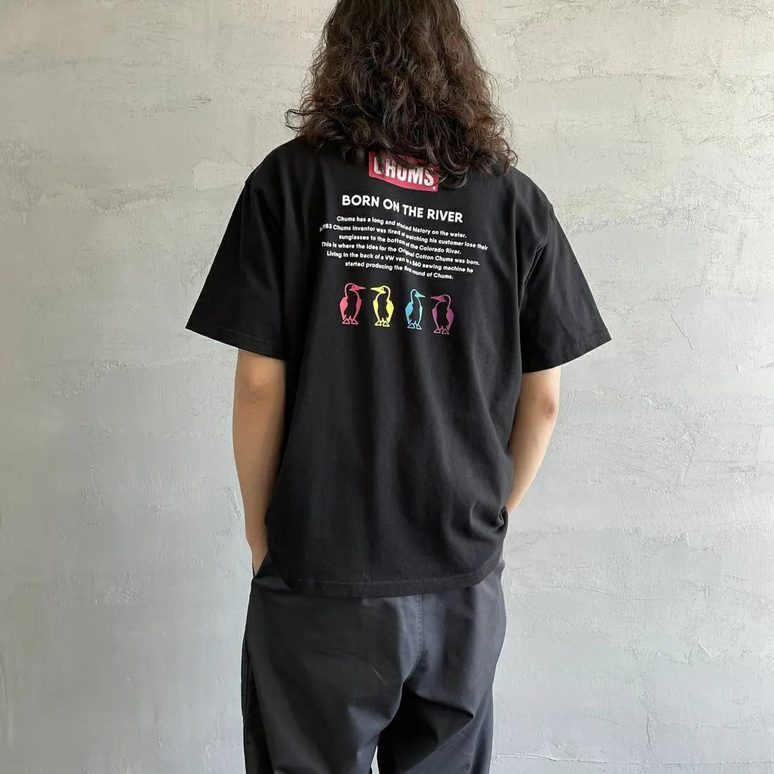 CHUMS Custom History Logo Back Print T-shirt -3 Color - HLY & CHOCCICO