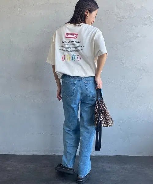 CHUMS Custom History Logo Back Print T-shirt -3 Color - HLY & CHOCCICO