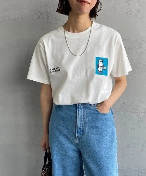 CHUMS Custom History Logo Back Print T-shirt -3 Color - HLY & CHOCCICO