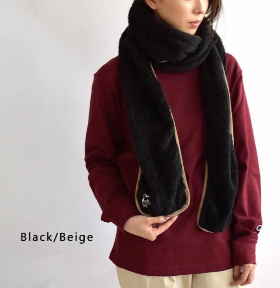 CHUMS Elmo Fleece Muffler Scarf - HLY & CHOCCICO