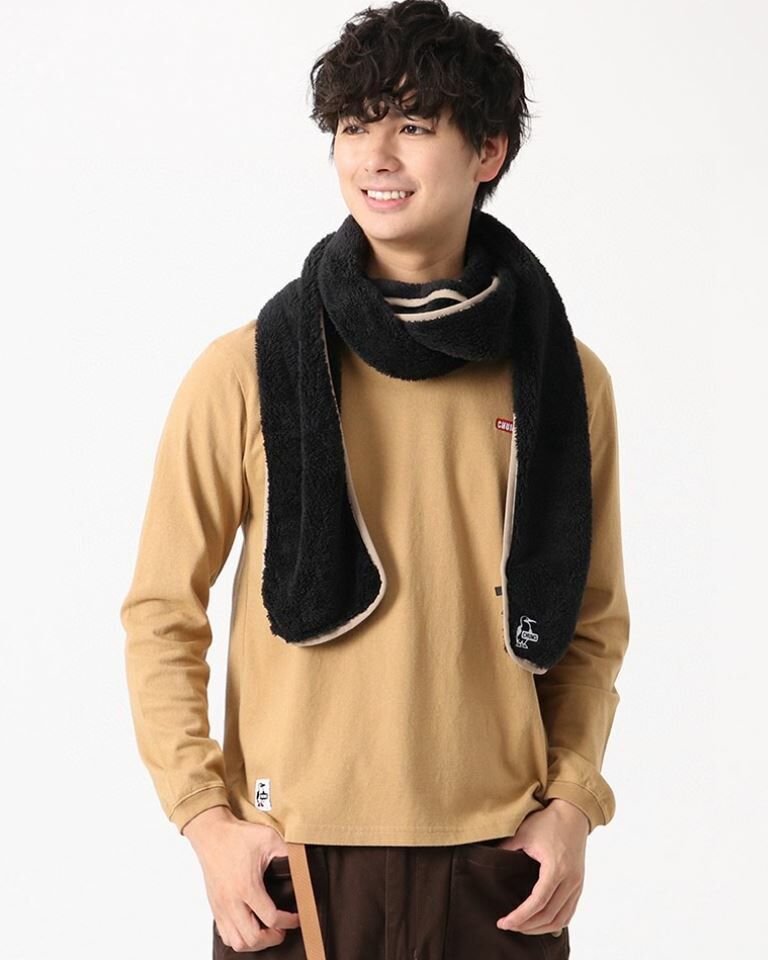 CHUMS Elmo Fleece Muffler Scarf - HLY & CHOCCICO