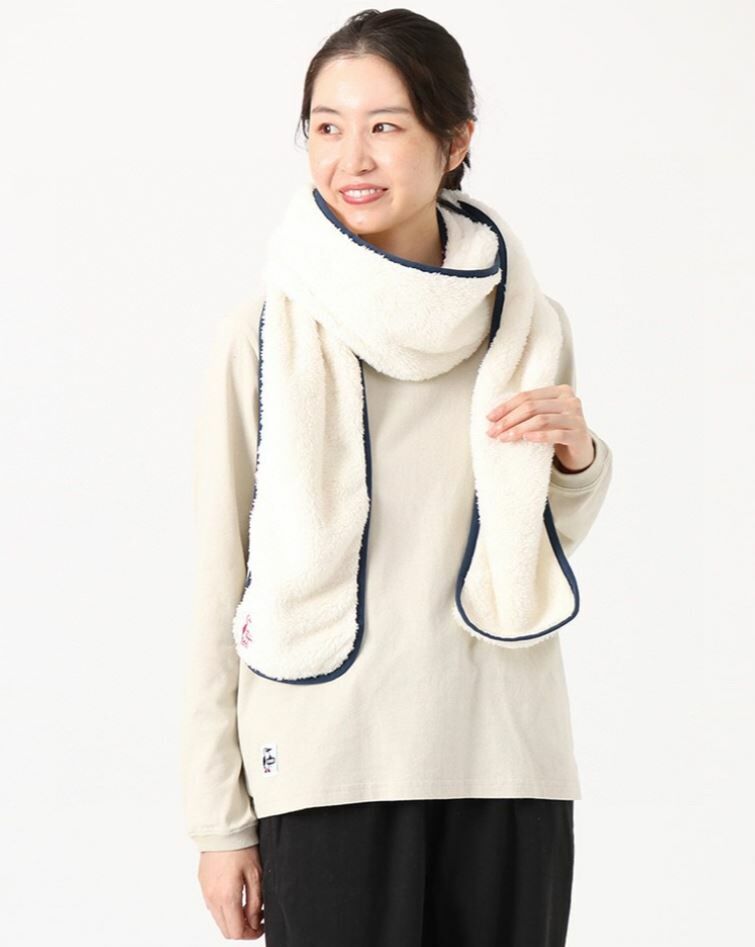 CHUMS Elmo Fleece Muffler Scarf - HLY & CHOCCICO