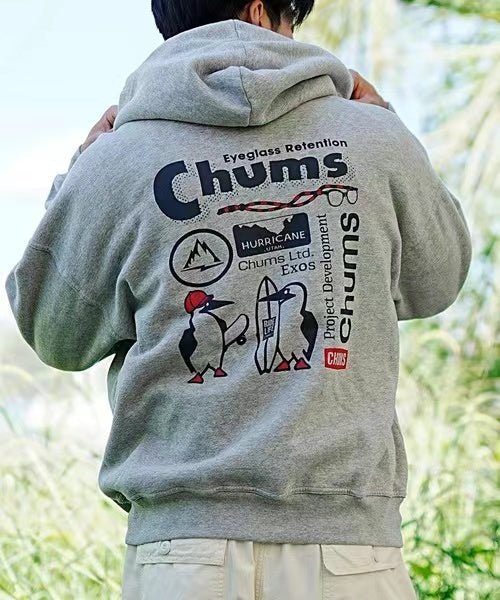 CHUMS Fleece-lined Hoodie - HLY & CHOCCICO