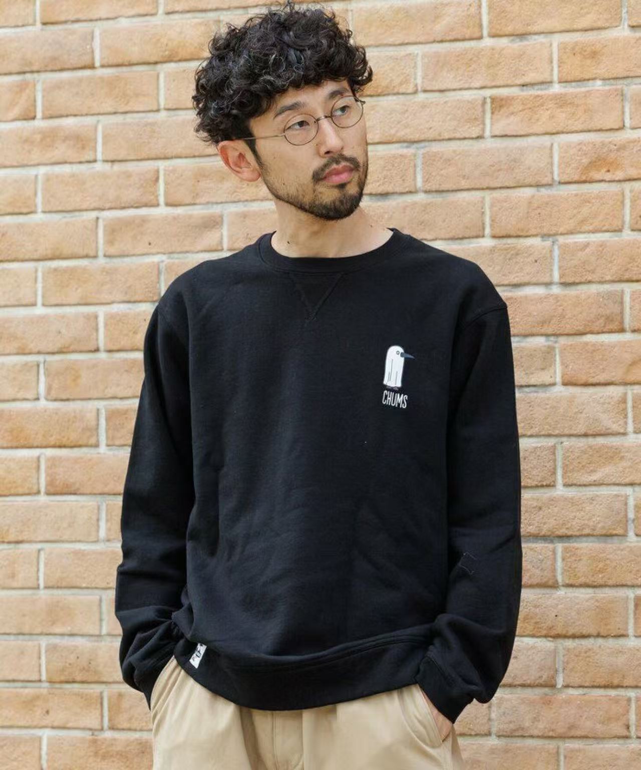 Chums Ghost Motif Sweatshirt - HLY & CHOCCICO