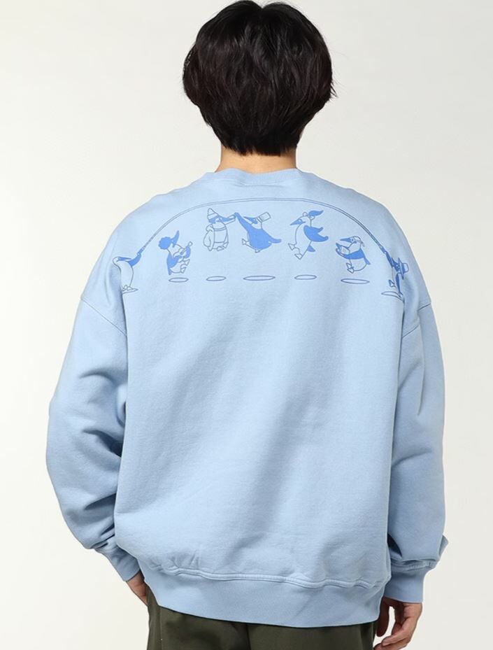 CHUMS Large Jump Rope Crew Hoodie - HLY & CHOCCICO