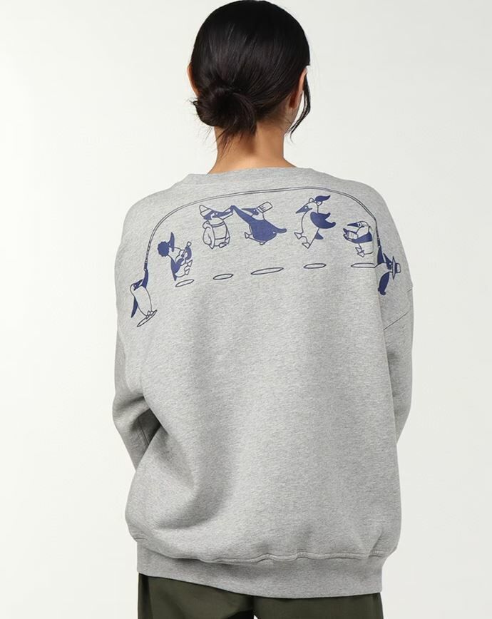 CHUMS Large Jump Rope Crew Hoodie - HLY & CHOCCICO