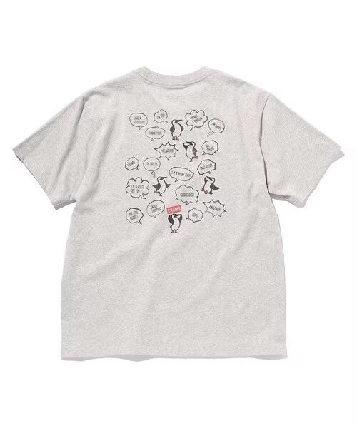 CHUMS random boobie bird back print Tee - HLY & CHOCCICO