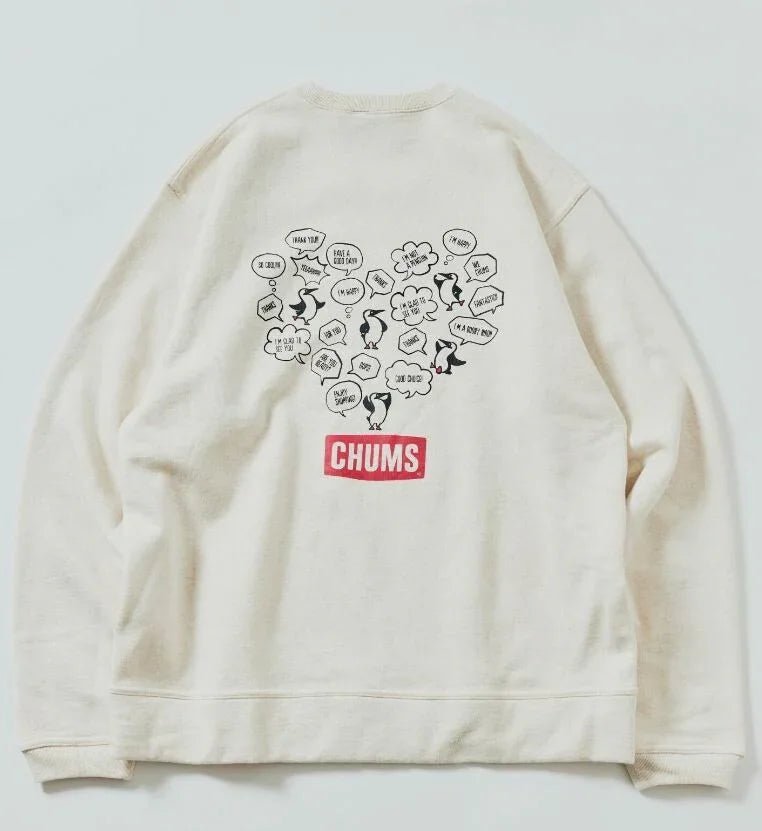 CHUMS Random Booby Bird Back Print Crew Neck Sweatshirt 🌟貨期:3至4星期 - HLY & CHOCCICO
