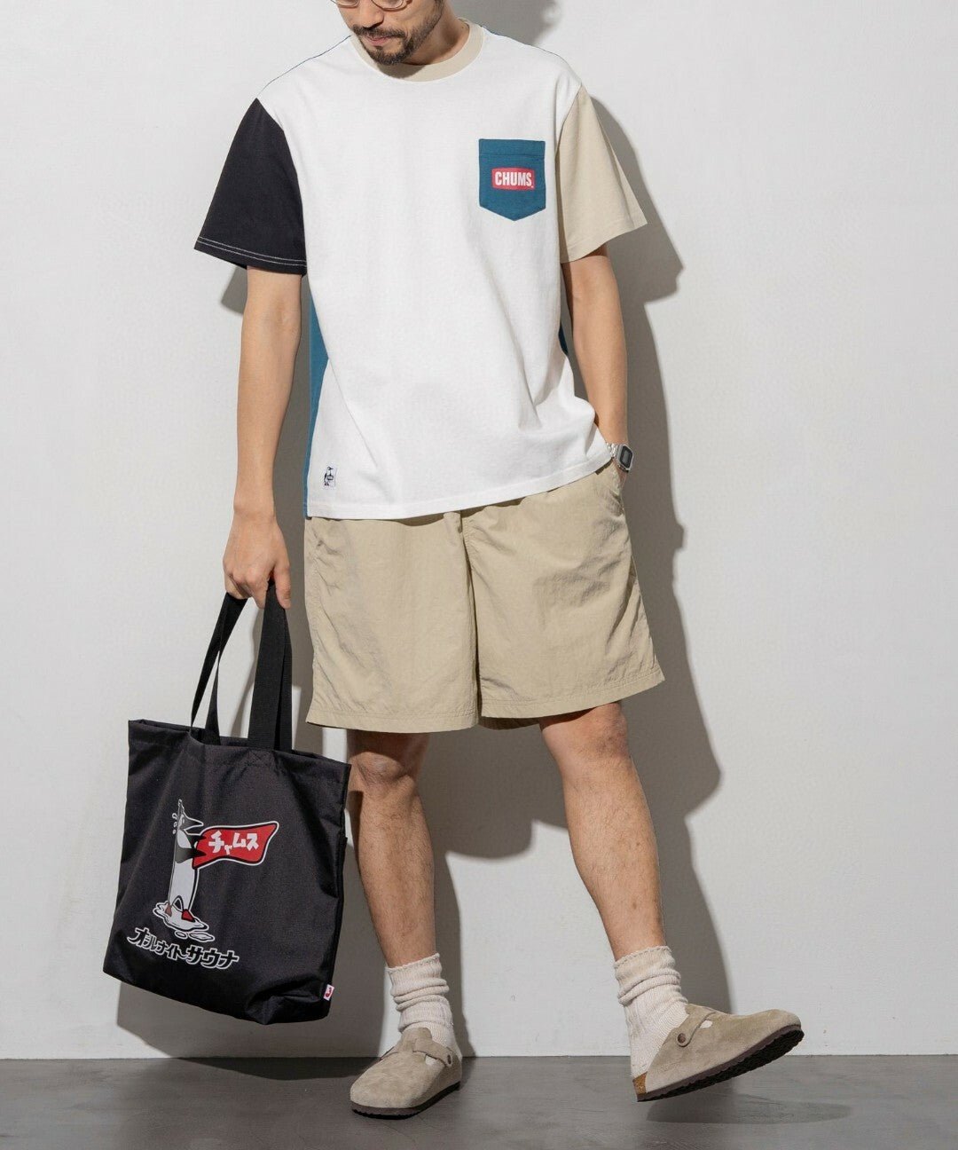 CHUMS SAUVENIR Tee -4 Color - HLY & CHOCCICO