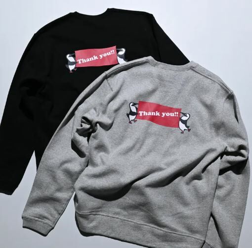 CHUMS Thanks you Back Print Crew Neck Sweatshirt - HLY & CHOCCICO