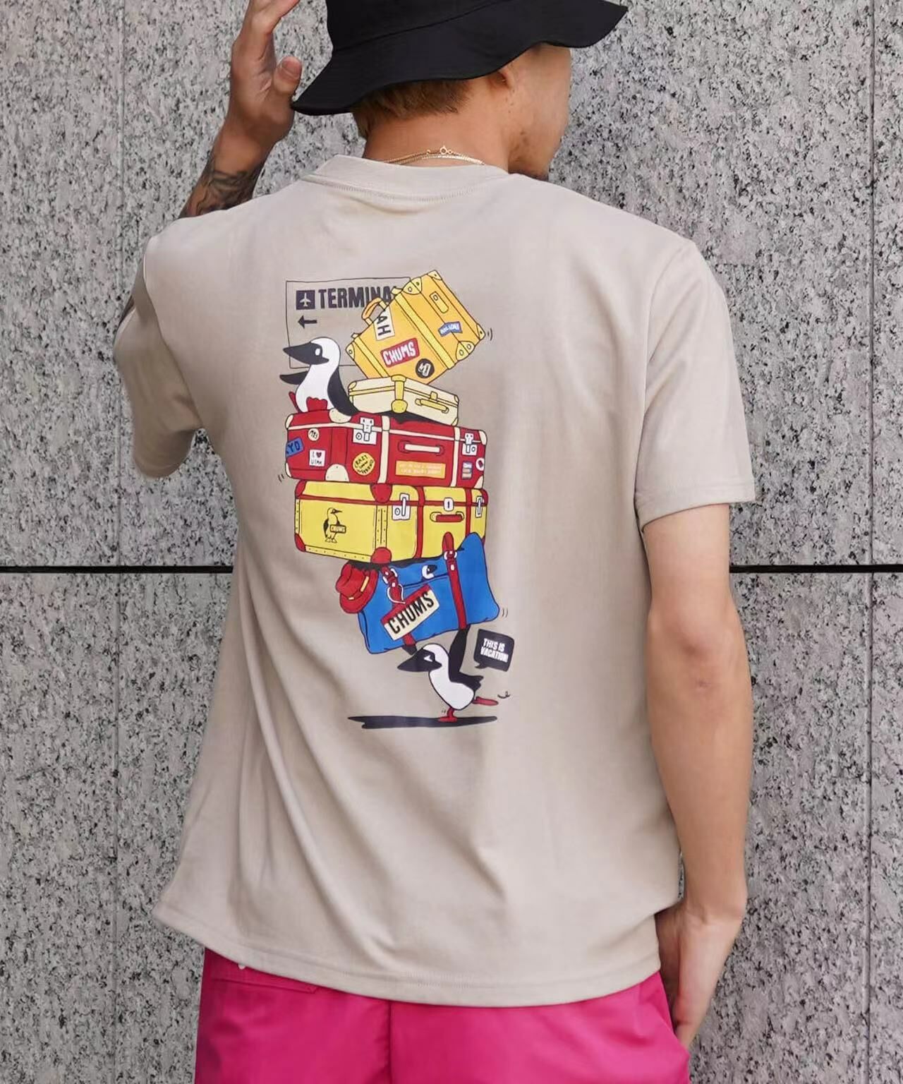 Chums Travel Printed Tee -4 Color - HLY & CHOCCICO