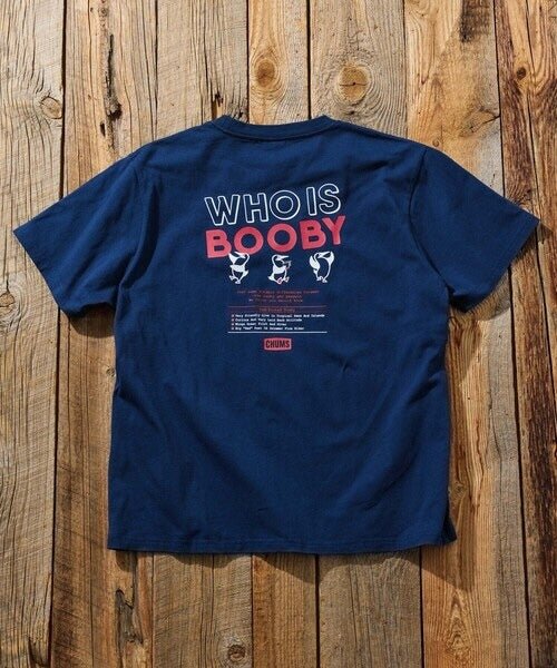 CHUMS 別注 Who is booby T-shirt -4 Color - HLY & CHOCCICO