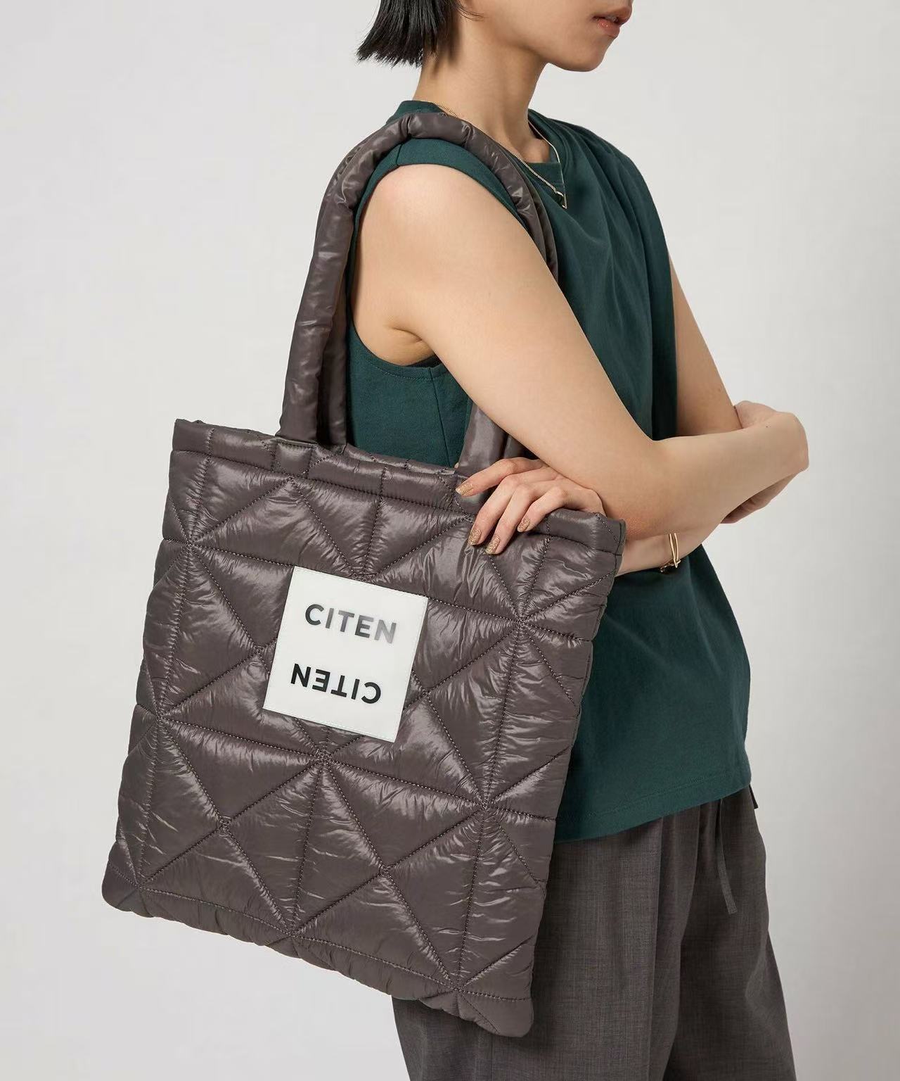 日本直送CITEN Padded Tote Bag - HLY & CHOCCICO