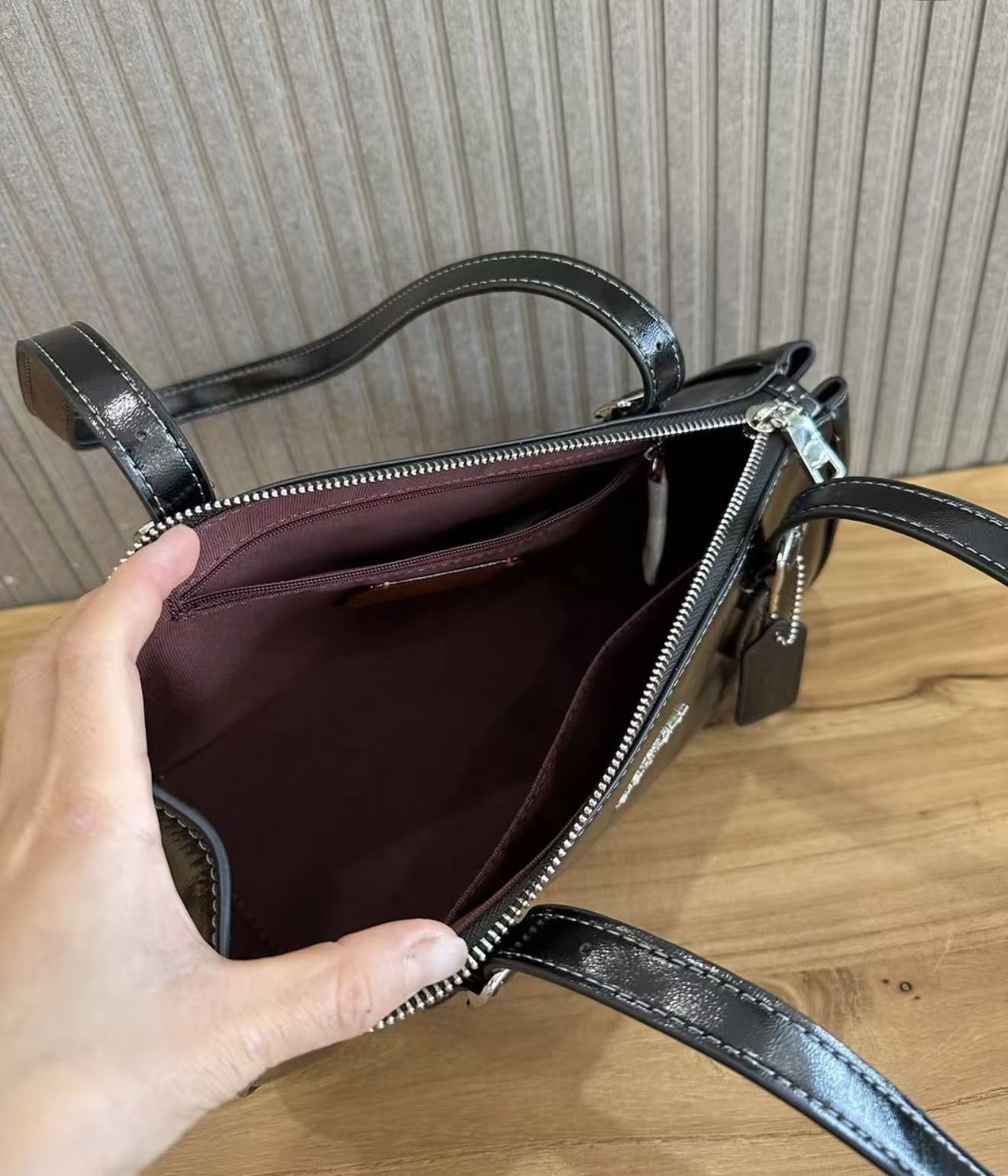 Coach Asher Shoulder Bag - HLY & CHOCCICO