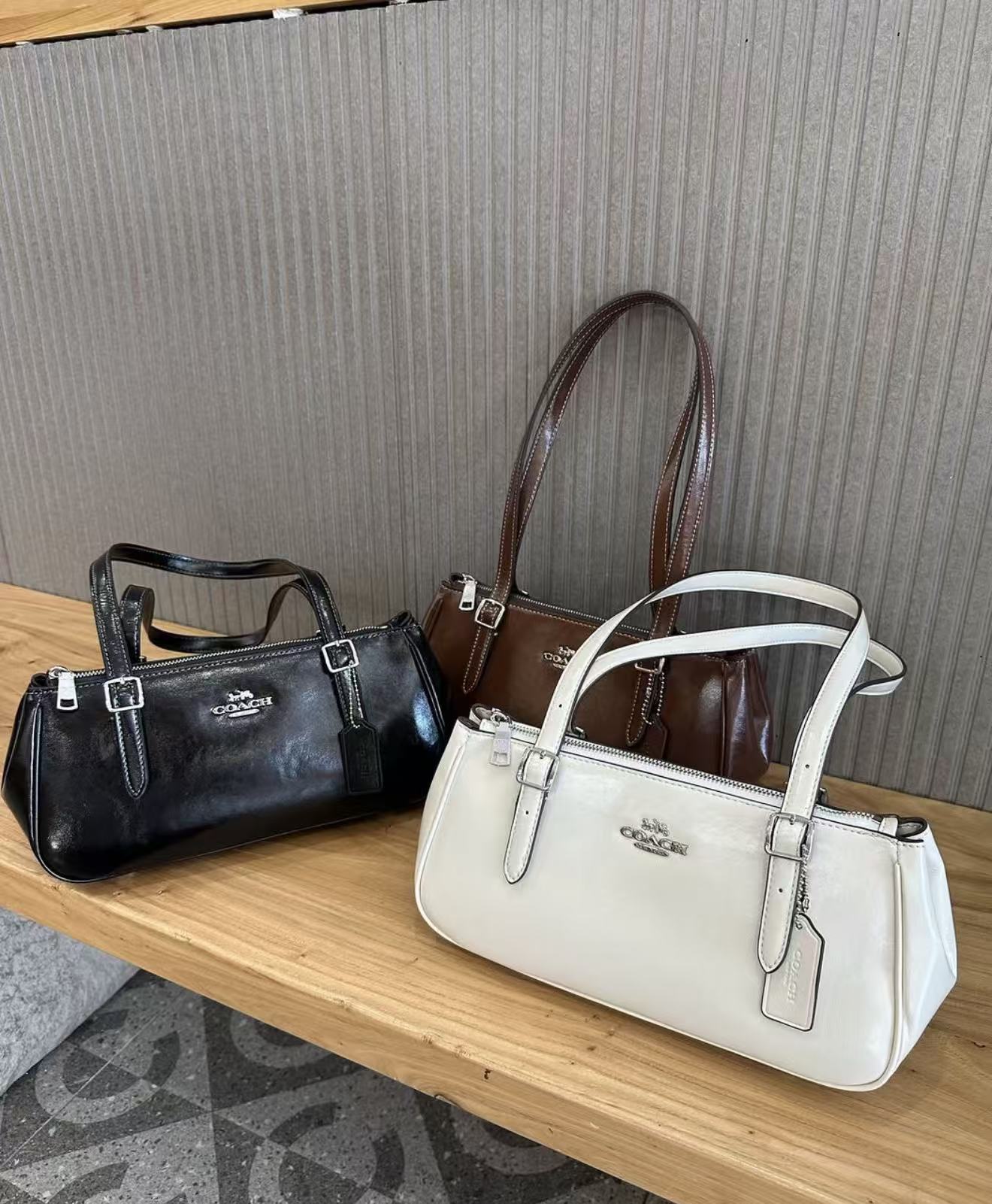 Coach Asher Shoulder Bag - HLY & CHOCCICO