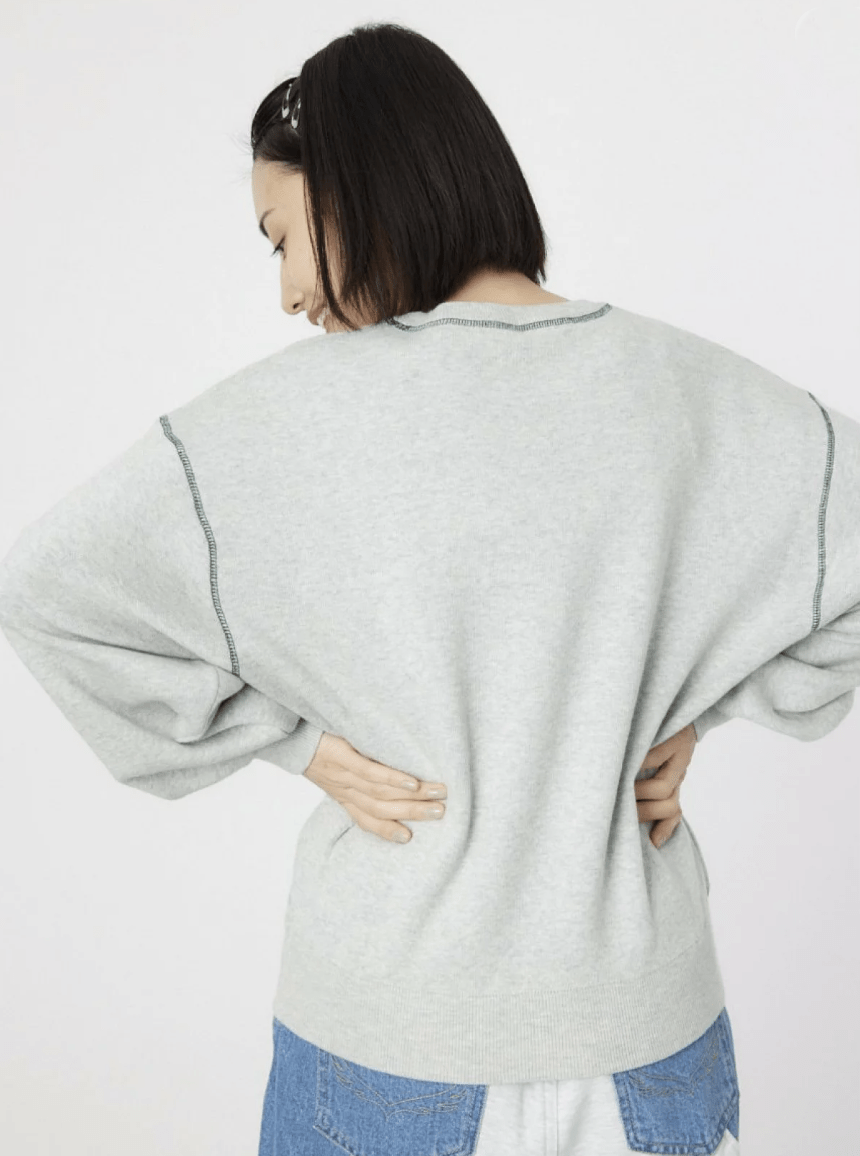 日本直送Color Scheme Stitch College Knit Tops - HLY & CHOCCICO