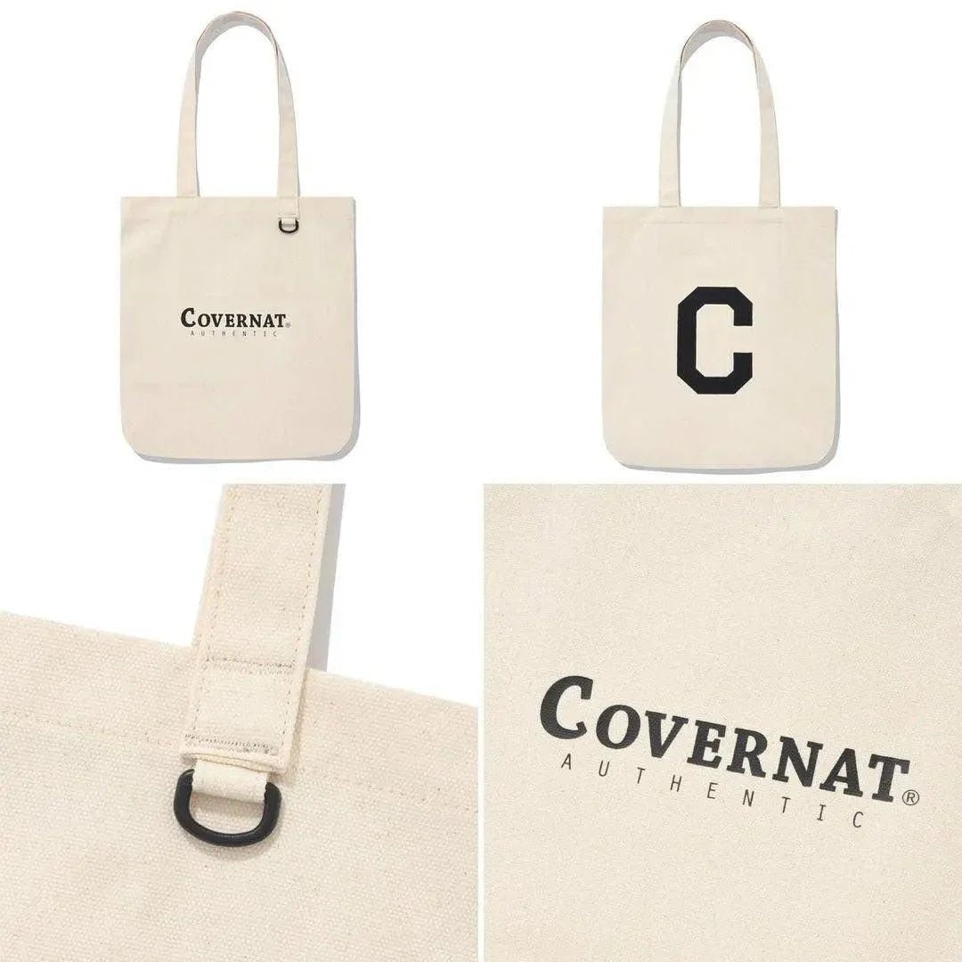 🌟現貨🌟韓國直送 COVERNAT Logo Canvas Tote Bag - HLY & CHOCCICO