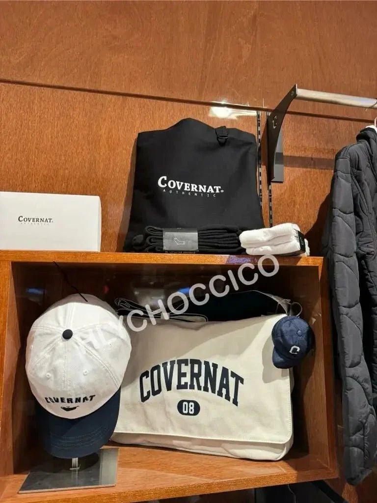 🌟現貨🌟韓國直送 COVERNAT Logo Canvas Tote Bag - HLY & CHOCCICO
