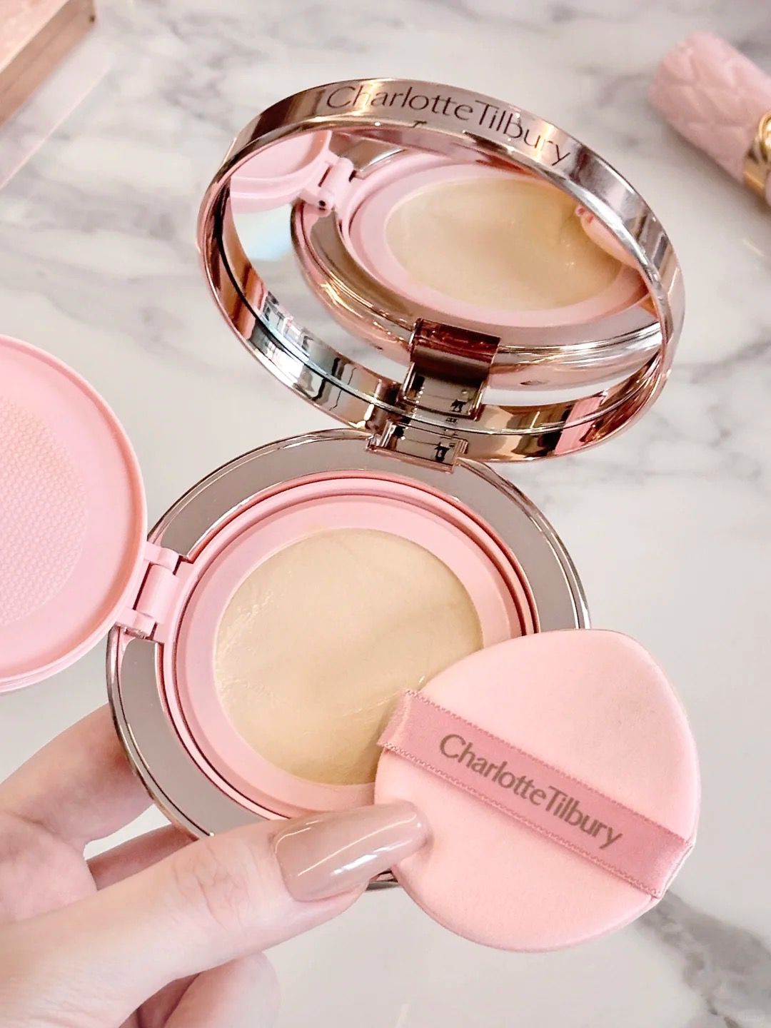 新版 CT微光粉氣墊 Pillow Talk - HLY & CHOCCICO