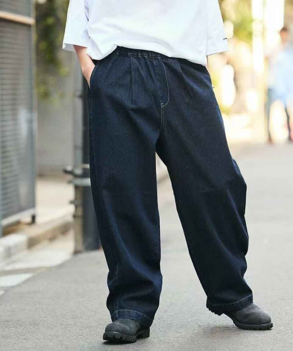 日本直送 Dickies × FREAK'S STORE Bespoke Wide Silhouette Barrel Leg Work Pants