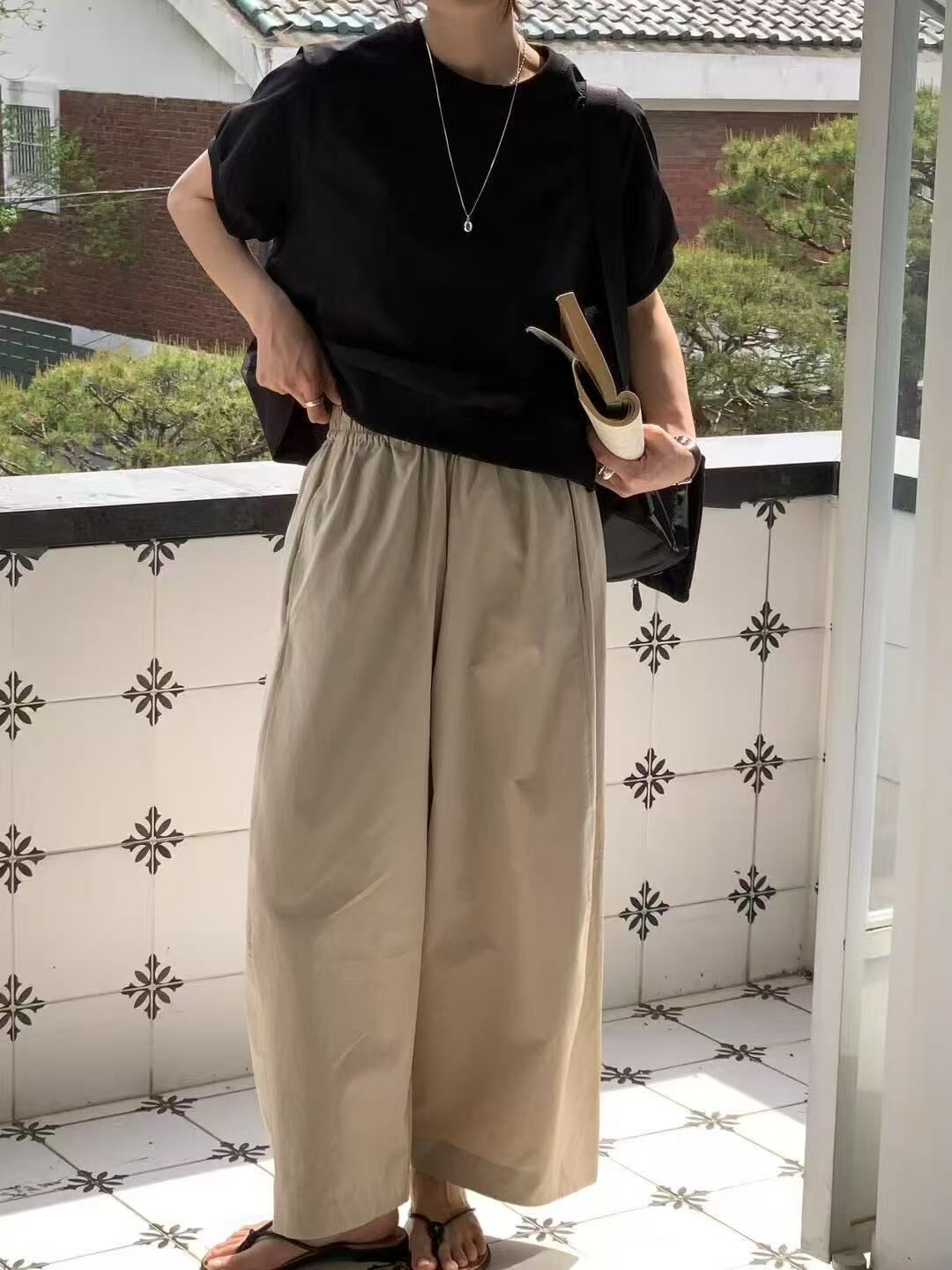 韓國直送Elegant Flow Pants - HLY & CHOCCICO