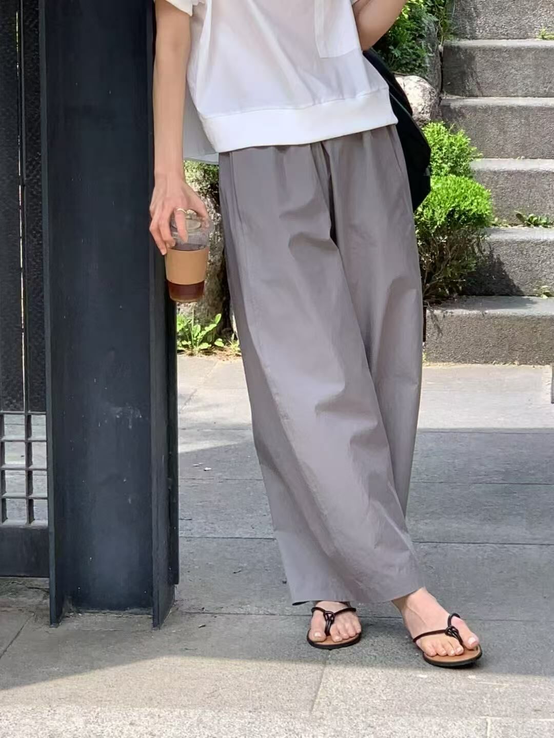 韓國直送Elegant Flow Pants - HLY & CHOCCICO