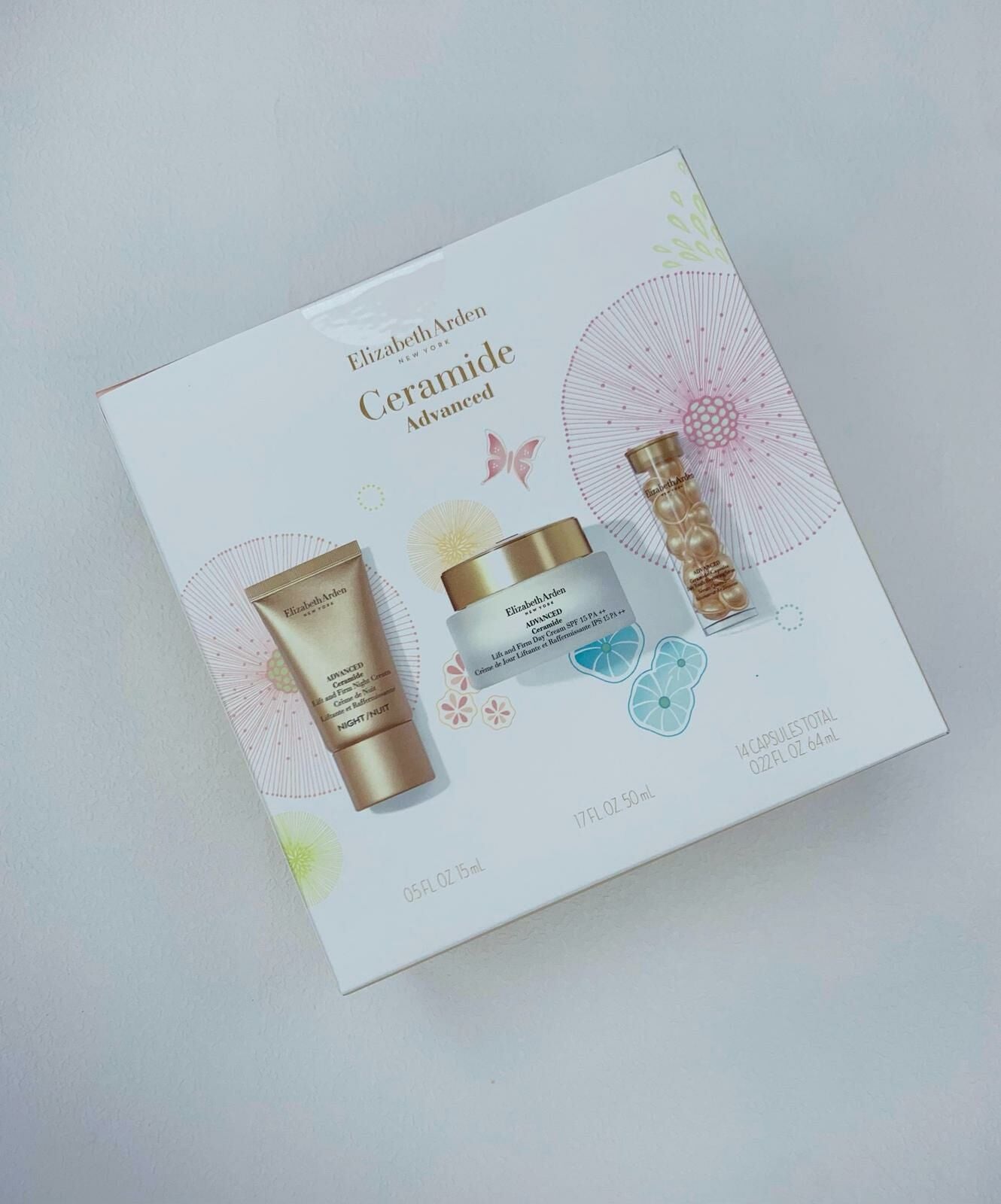Elizabeth Arden Ceramide Lift & Firm Set 伊麗莎白雅頓金膠護膚品組合3件套 - HLY & CHOCCICO