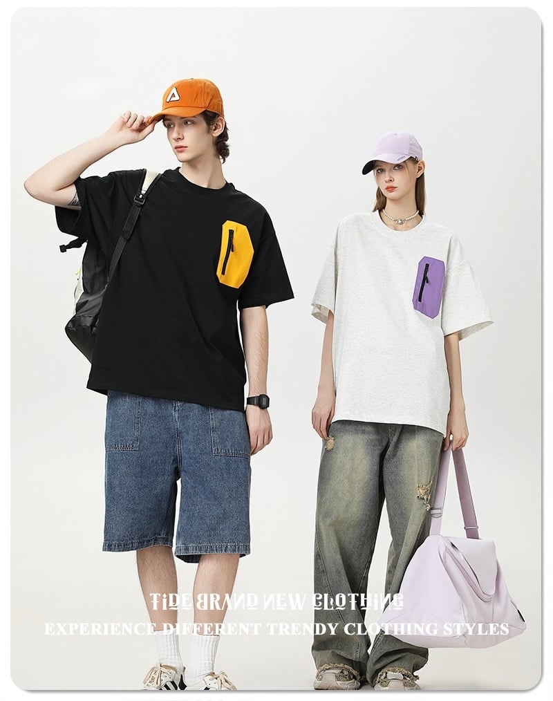 韓國直送Experience Diffrent Trendy Short Sleeves HLY & CHOCCICO