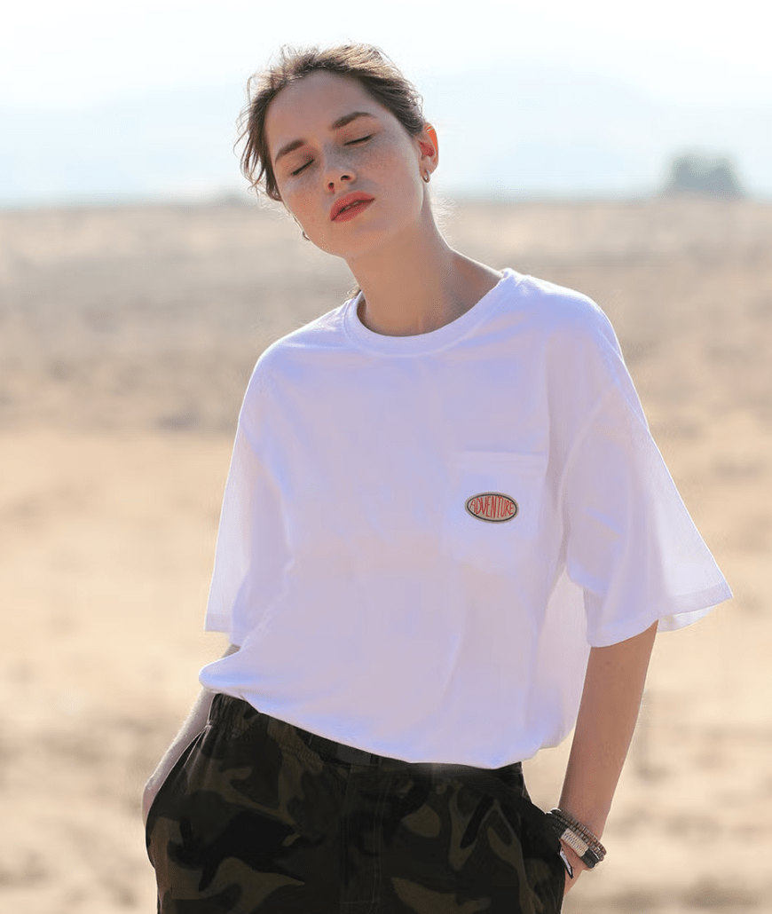 韓國直送Fluke Adventure Trucker Pocket Short Sleeve Tee - HLY & CHOCCICO
