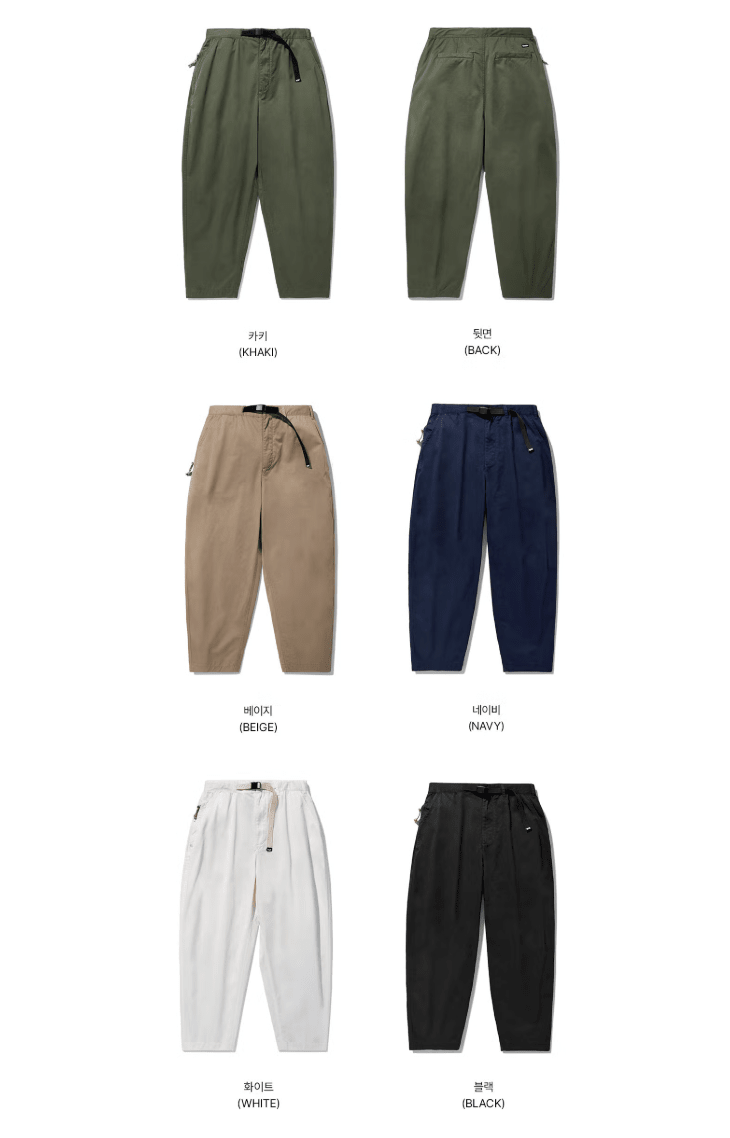 韓國直送Fluke Bandana Hidden Pocket Wide Chino Pants - HLY & CHOCCICO
