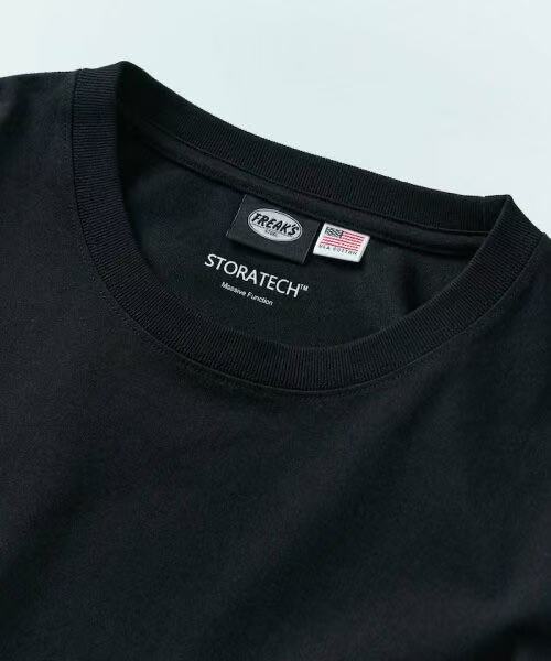日本直送 FREAK'S STORE STORATECH Big Silhouette One Point Logo Crew Neck T-Shirt - HLY & CHOCCICO