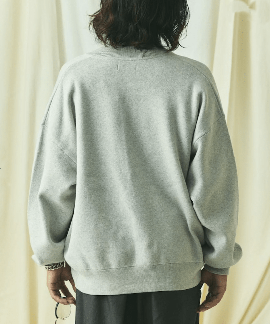 日本直送 限量版 FREAK'S STORE SweatLike Knit Crew Neck Snap Cardigan - HLY & CHOCCICO