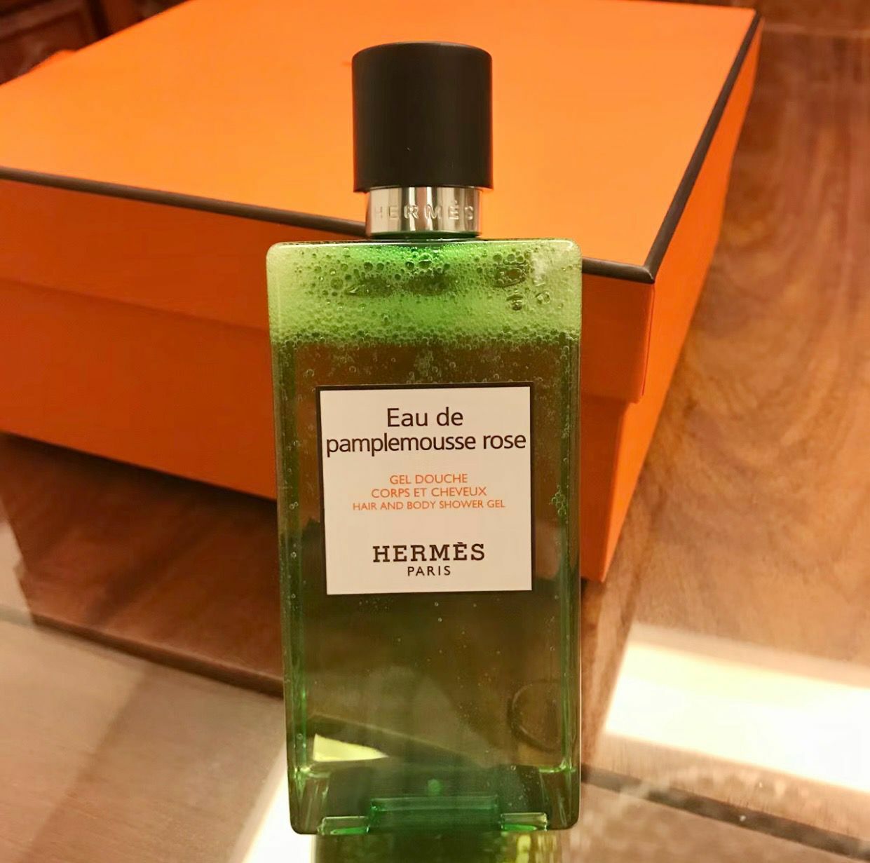 Hermes Eau de Pamplemousse Rose Hair And Body Shower Gel 愛馬仕粉紅葡萄柚洗髮沐浴露200ml - HLY & CHOCCICO
