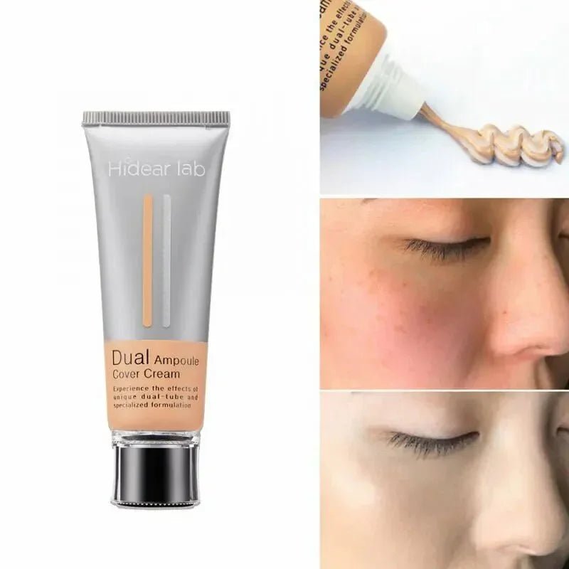 💋Hidera lab 雙效安瓶遮瑕乳霜 60ml | 精華+防曬+遮暇一次過| SPF50+PA+++ - HLY & CHOCCICO
