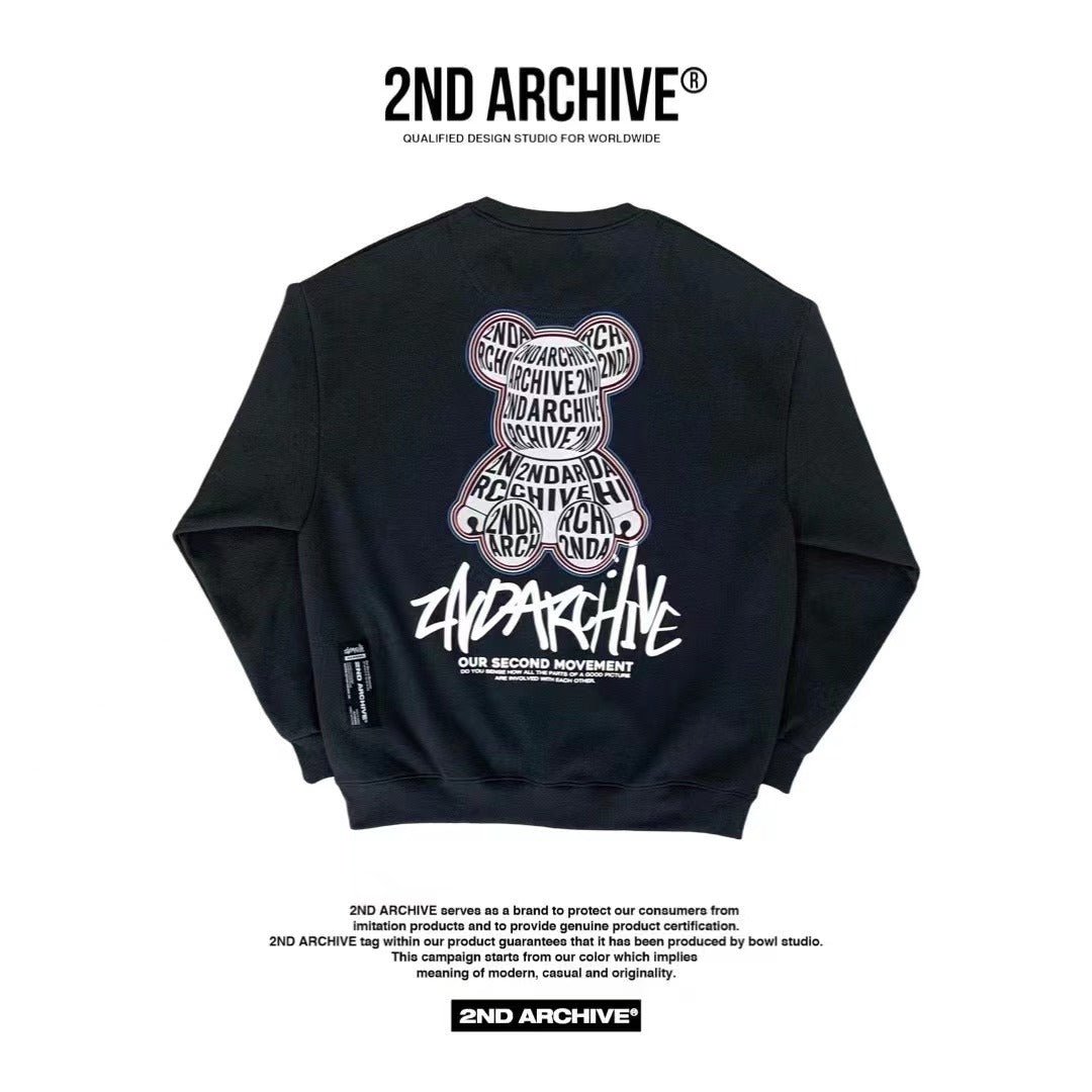 韓國直送🇰🇷 2ND ARCHIVE Alphabet Bear Hoodies - HLY & CHOCCICO
